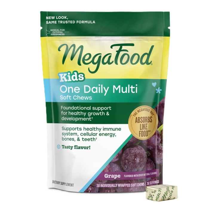 Kids One Daily Multivitamin Soft Chews - Grape Flavor