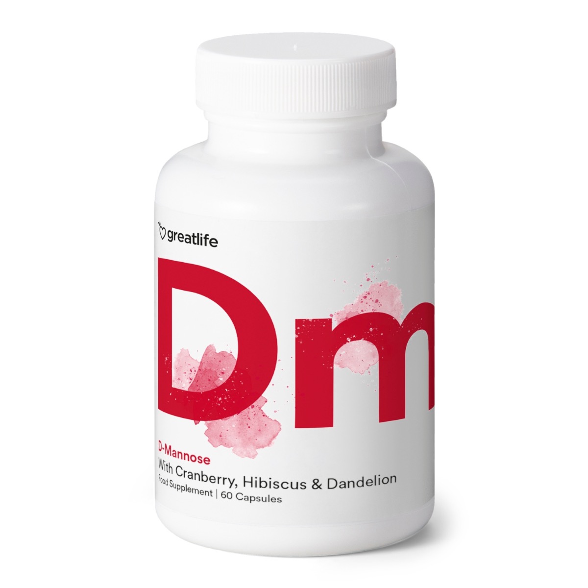 Greatlife D-Mannose with Cranberry – Premium Formula 60 capsules